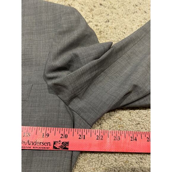 BROOKS BROTHERS 40 R BROOKSCOOL blazer jacket sport suit coat 40R GRAY J23 - Picture 9 of 12
